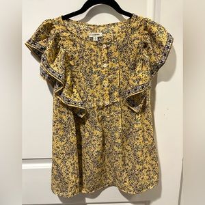 Max Studio floral blouse